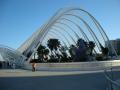 View of the L " Umbracle in the ciuda of the sciences and of the arts in valency