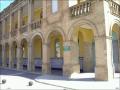 Front of the asylum of San Juan abundantly