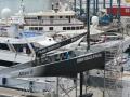 One of the participating equipments of the America BMW ORACLE Racing Team wineglass