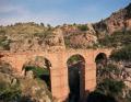 Roman aqueduct of sour rock, in the term of streets.