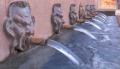 Pipes of the source of the 7 pipes in seven waters