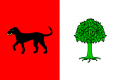 Representative flag of Villargordo of the Cabriel
