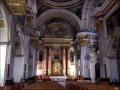Inside of the Santa Monica church