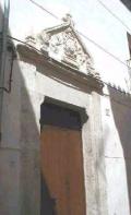Arcade of the Santa Teresa house in Requena