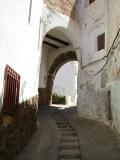 View of the arcade of the azope in Chelva