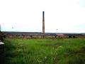 Chimneys and buildings of raising the head too much while galloping of the patriarch