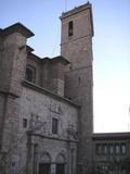 La catedral con la torre de planta trapezoidal Segorbe