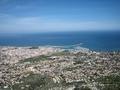 View of Denia from the lateral the Montgó north