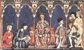 Painting it represents to the Alphonse X king, the wise person and your cut