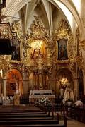 Detail of the main altar of the blessed church Marius