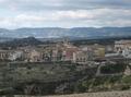 Vista de Tibi desde el castillo.