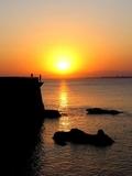 Island of Tabarca when drawing towards evening