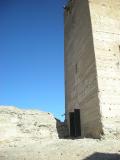 Detail of the tower of the Biar castle