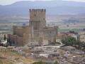 View of the castle of the lookout in Villena