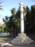 Monuments in the plaza the flowers in the apostate
