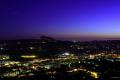 Vsta of javea at night from the mills