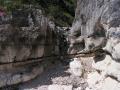 Rocky formations of the gorge of the hell