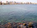 View of Benidorm at the end of the west open space