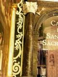 Detail of the Concatedral door of saint nicols of Bari in viper