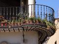 Balcon of a modernist near building to the esplanade in viper