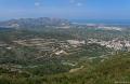 View of Pedreguer from the pathes from the Muntanya Grand