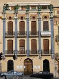 Near moernista building to the plaza of the independence in Castellón of the side