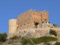 The Alcalatén castle in hill