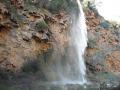 View of the leap of the fiancée in razors