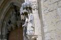 Detail of the portico of the Morella arciprestal church