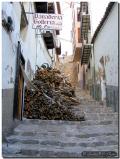 Recoleccion of firewood carried out for the bakers of Morella