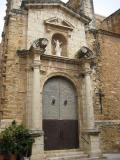 Estatuillla of the cover of the church of the Traiguera assumption