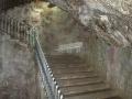 View of the stairses that consucen to the grotto of the sanctuary of the cave, height