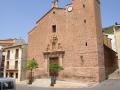 Facade of the parochial church blessed conception in Vall of Almonacid
