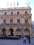 Facade of the Castellón town hall of the side