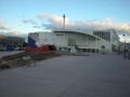 Main facade of the station of railway of ADIF of Castellón of the side
