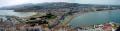 Peñiscola and open spaces of the coast of orange blossom