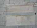 Inscriptions in the walls of the Peñíscola castle