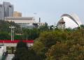 View from recover of the Turia garden in valency