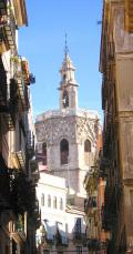 View of the Micalet tower between als is silent of valency