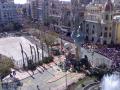 Celebrations about the plaza of the town hall of valency