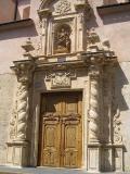 View of the the Arciprestal baroque cover of Santa Catalina of Alzira