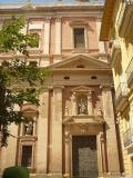 Main facade of the church of the pious schools of valency.
