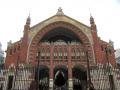 Facade of the market of monetary unit, valency