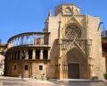 Cathedral of Santa María: door of the apostles, dome and works nova, valency