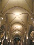View of central aisle, with the presbytery to the buttom