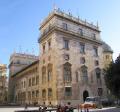 View of the the palace of the Valencian Generality and your environment