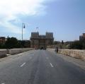 View of the bridge of the Serrans towers