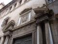Detail of the facade of the museum of the patriarch, valency