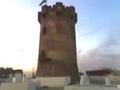 View of the tower of Paterna, at nightfall